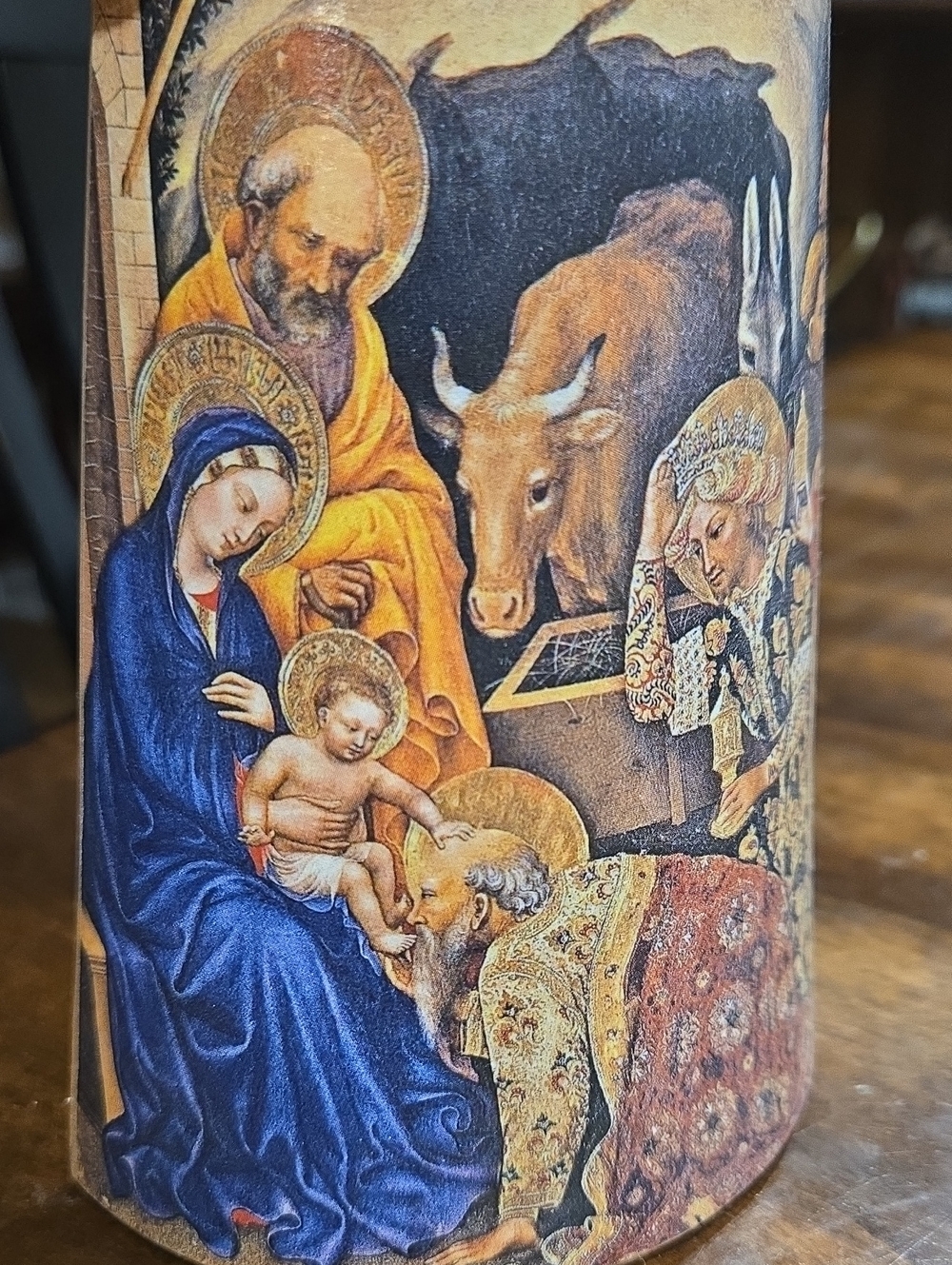 Adoration Of The Maggi Nativity Scene Made In Italy